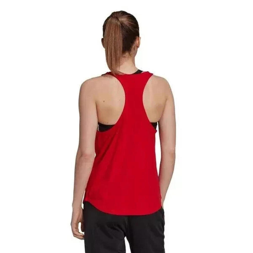 Adidas Women's Americana Graphic Racerback Tank Top, Scarlet (Red) Size S - Picture 2 of 4